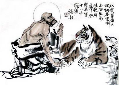 佛教-小老虎修成阿罗汉